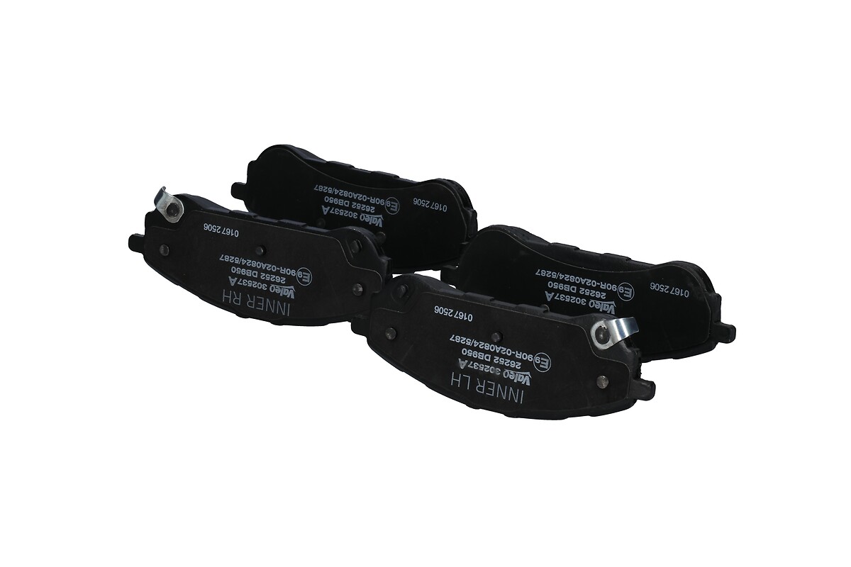 Jeu de 4 plaquettes de frein VALEO ref. 302537A